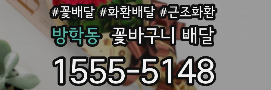 방학동 꽃바구니 배달