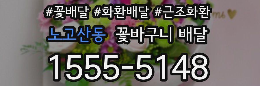 노고산동 꽃바구니 배달