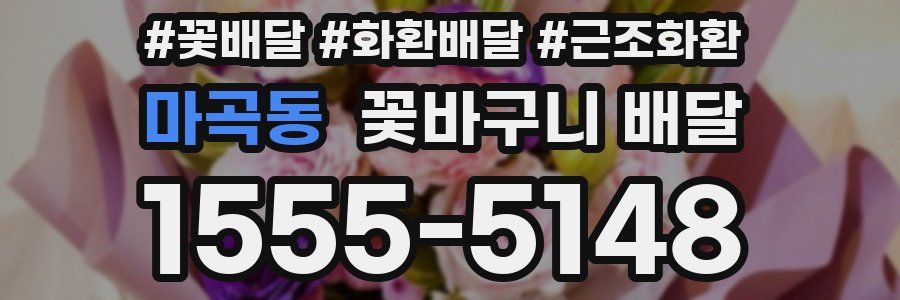 마곡동 꽃바구니 배달