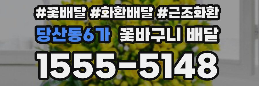 당산동6가 꽃바구니 배달