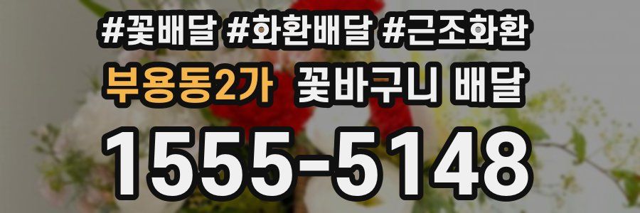부용동2가 꽃바구니 배달