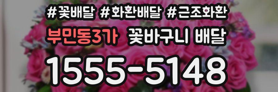 부민동3가 꽃바구니 배달