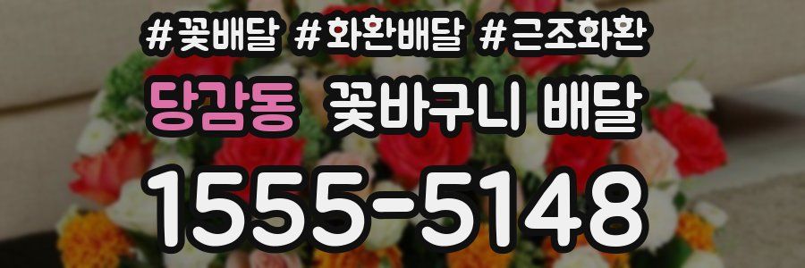 당감동 꽃바구니 배달