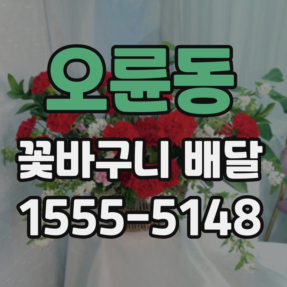 오륜동 꽃바구니 배달
