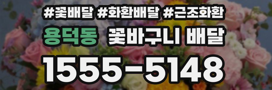 용덕동 꽃바구니 배달