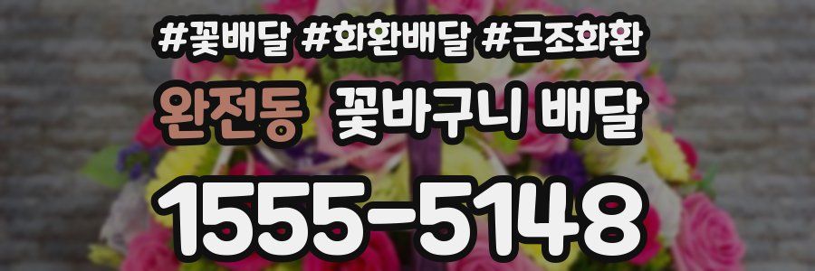 완전동 꽃바구니 배달