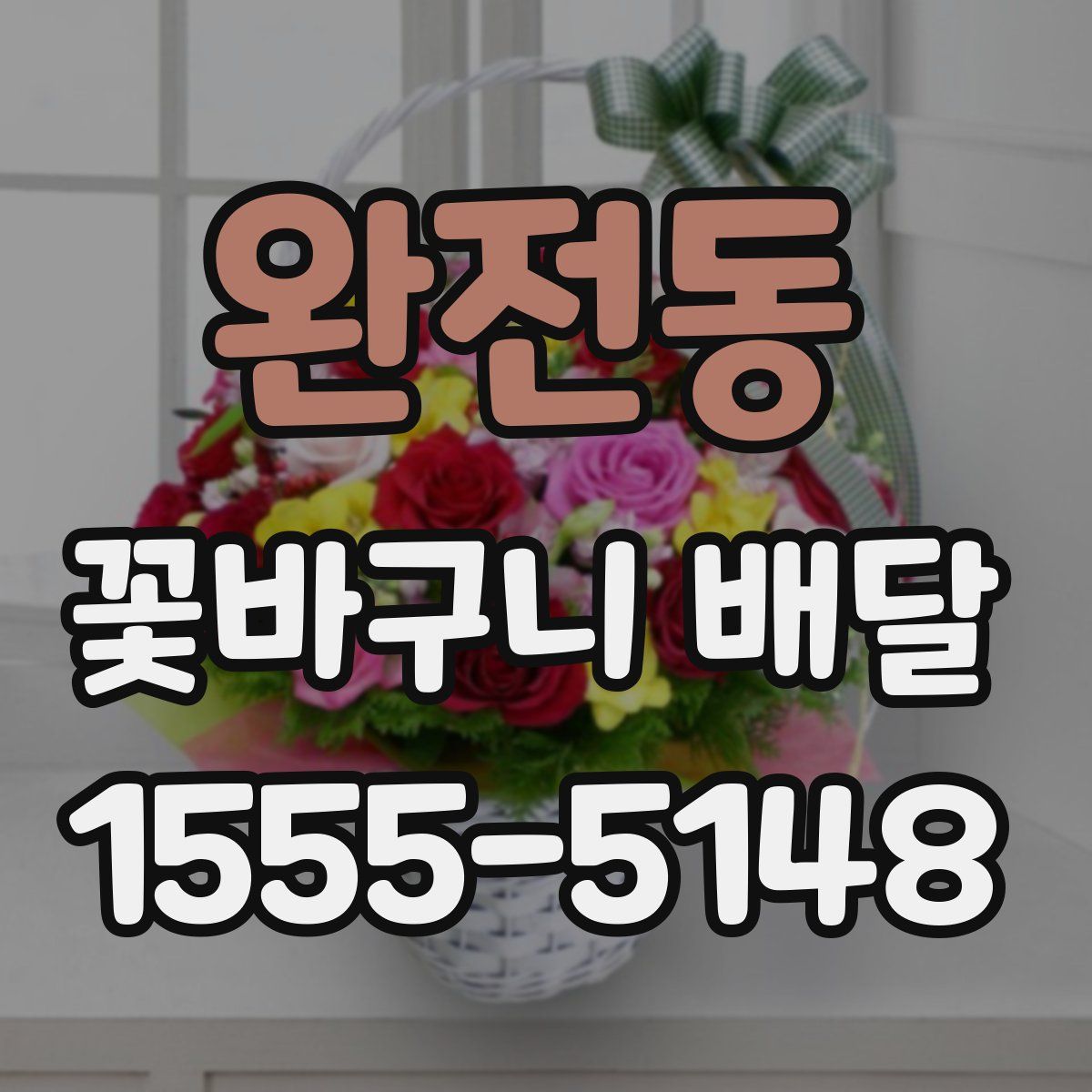 완전동 꽃바구니 배달