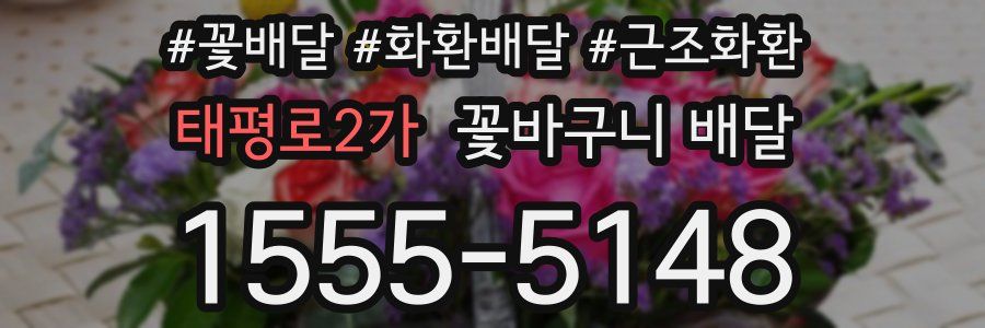 태평로2가 꽃바구니 배달