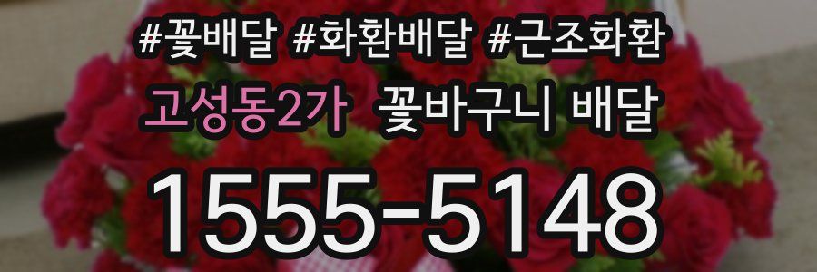 고성동2가 꽃바구니 배달