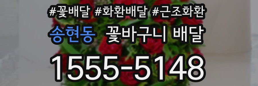 송현동 꽃바구니 배달