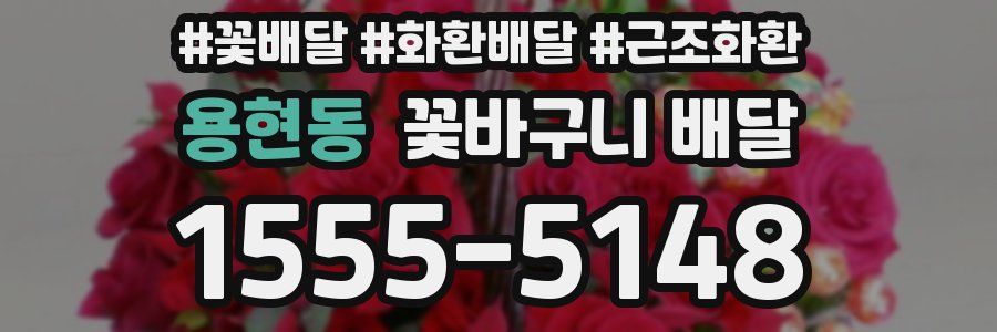 용현동 꽃바구니 배달
