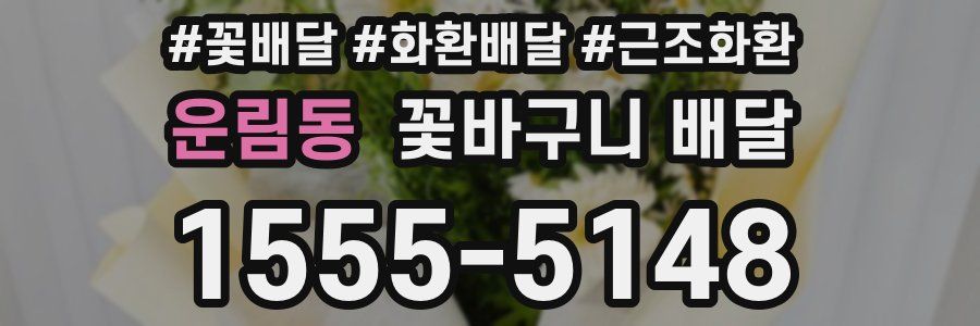 운림동 꽃바구니 배달