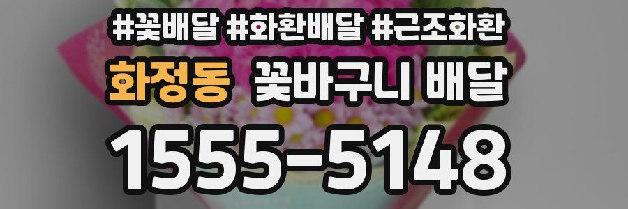 화정동 꽃바구니 배달