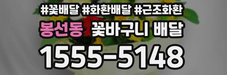 봉선동 꽃바구니 배달