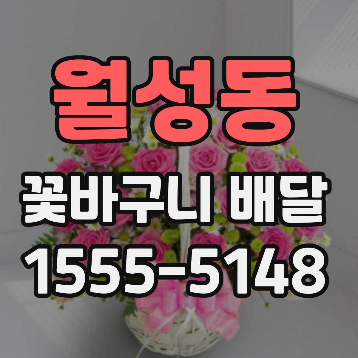 월성동 꽃바구니 배달