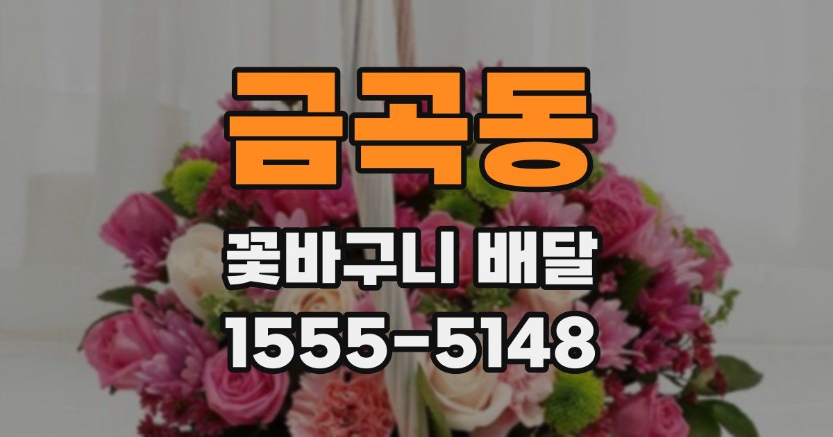금곡동 꽃바구니 배달