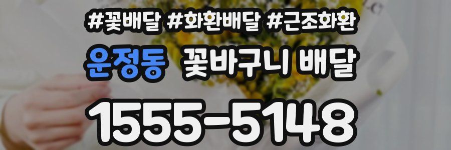 운정동 꽃바구니 배달