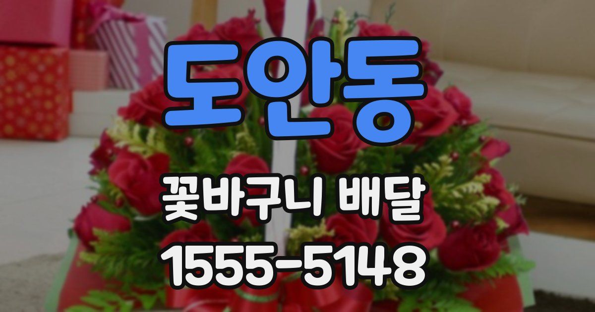도안동 꽃바구니 배달