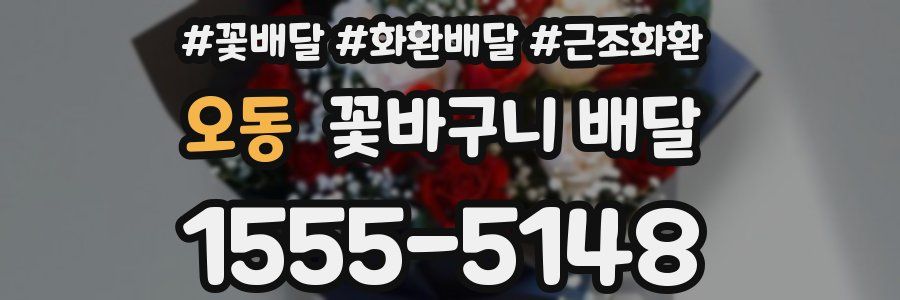 오동 꽃바구니 배달