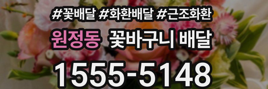 원정동 꽃바구니 배달