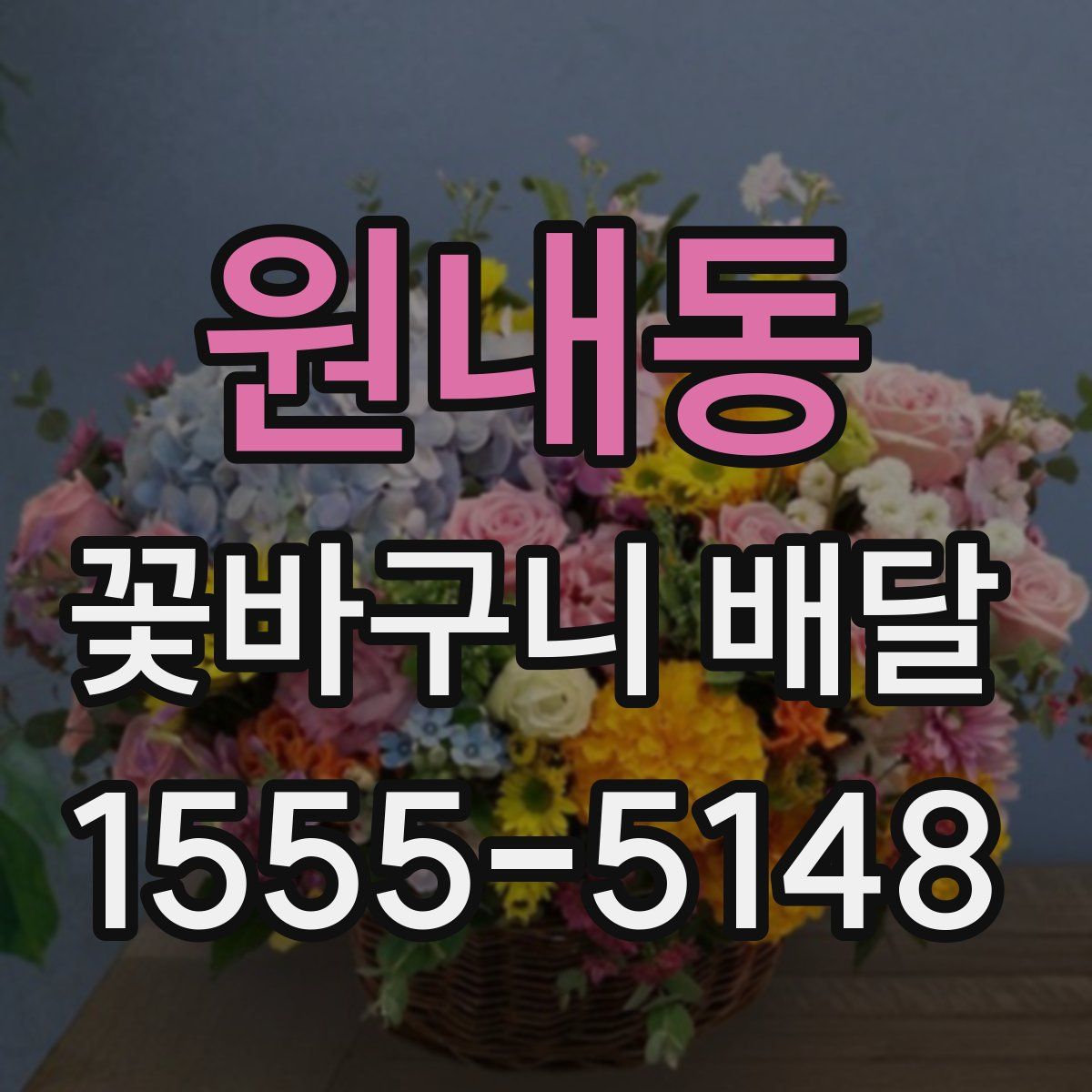 원내동 꽃바구니 배달