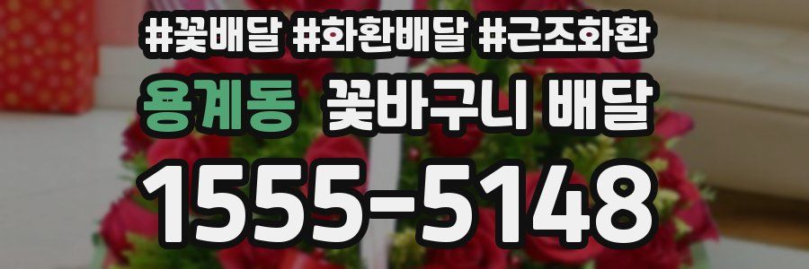 용계동 꽃바구니 배달