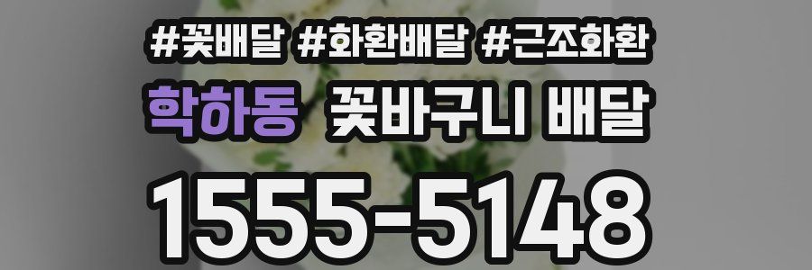 학하동 꽃바구니 배달