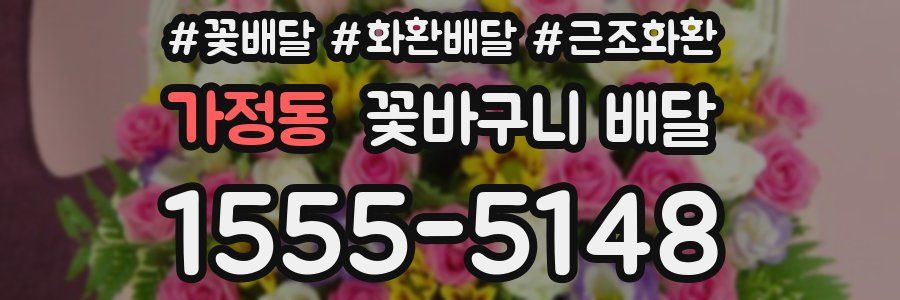 가정동 꽃바구니 배달