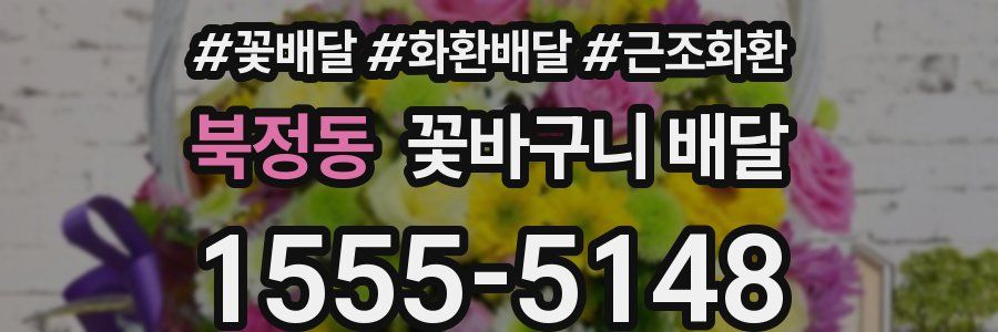 북정동 꽃바구니 배달