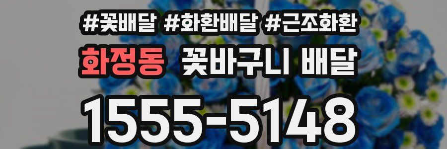 화정동 꽃바구니 배달