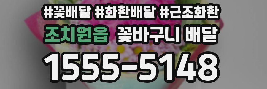 조치원읍 꽃바구니 배달