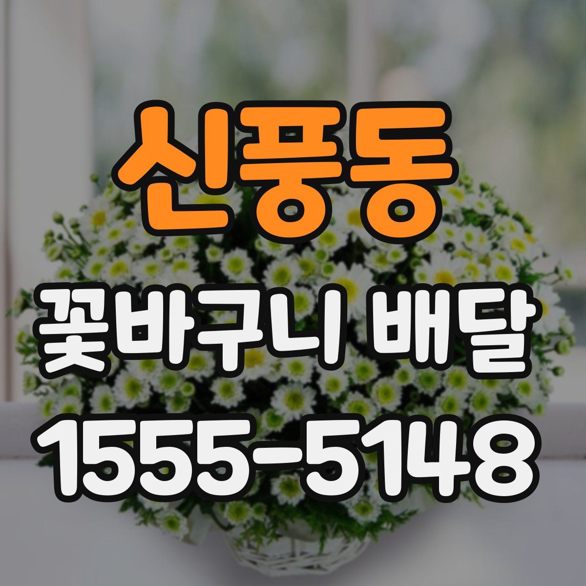 신풍동 꽃바구니 배달