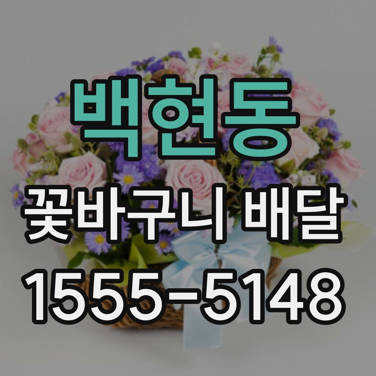 백현동 꽃바구니 배달