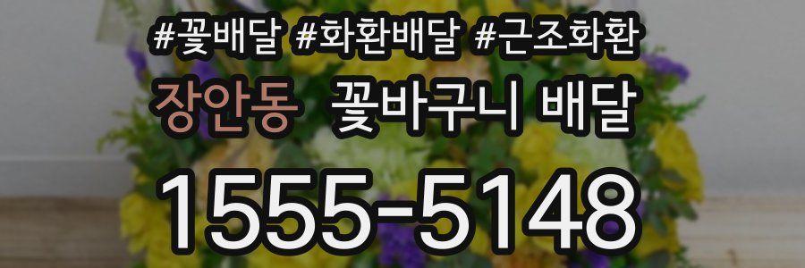 장안동 꽃바구니 배달