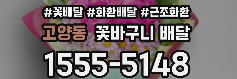 고양동 꽃바구니 배달