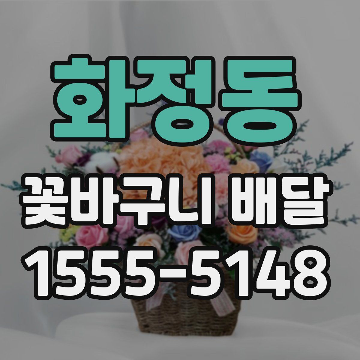 화정동 꽃바구니 배달
