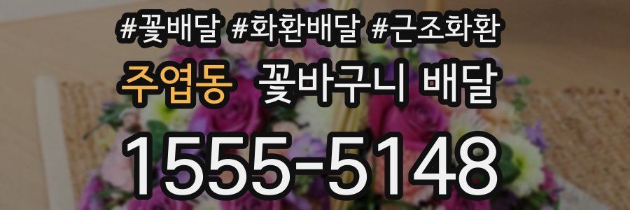 주엽동 꽃바구니 배달
