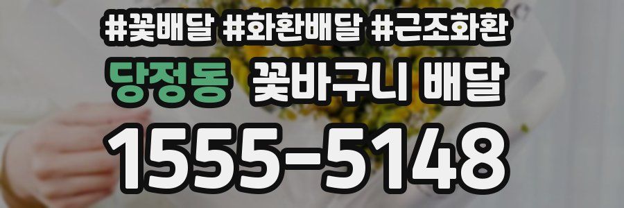 당정동 꽃바구니 배달