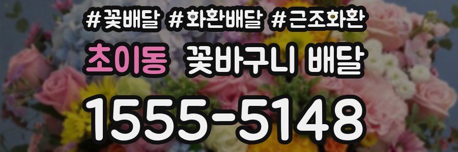 초이동 꽃바구니 배달