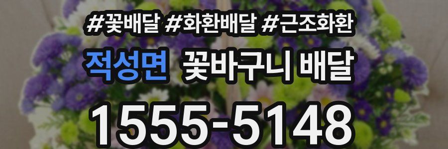 적성면 꽃바구니 배달