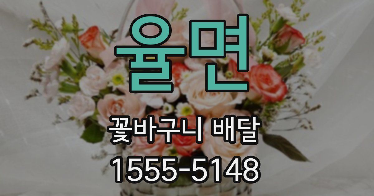 율면 꽃바구니 배달