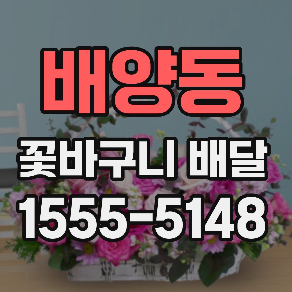 배양동 꽃바구니 배달