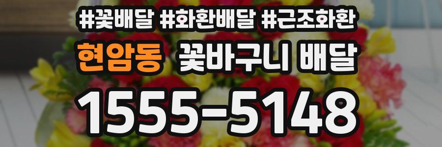 현암동 꽃바구니 배달