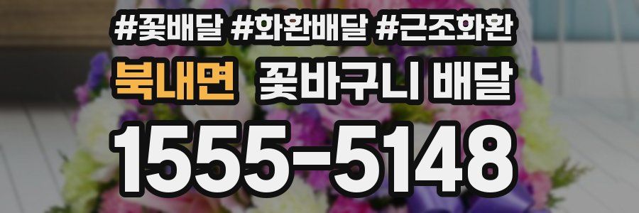 북내면 꽃바구니 배달