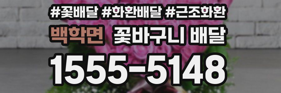 백학면 꽃바구니 배달
