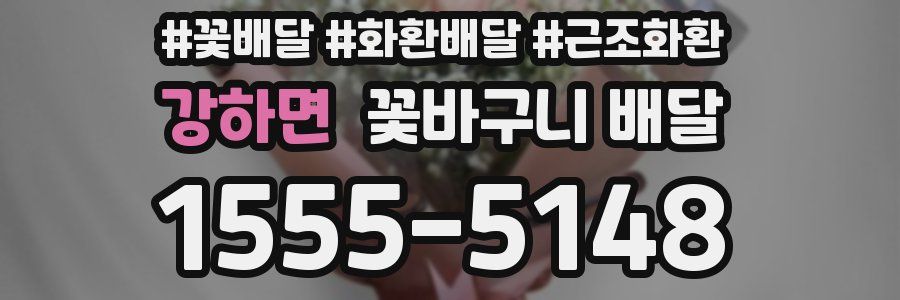 강하면 꽃바구니 배달