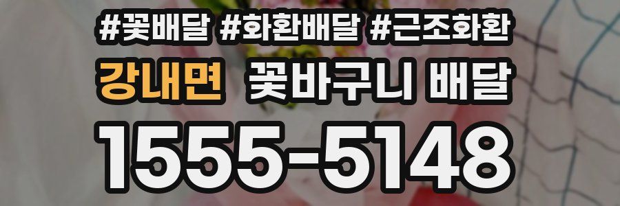 강내면 꽃바구니 배달