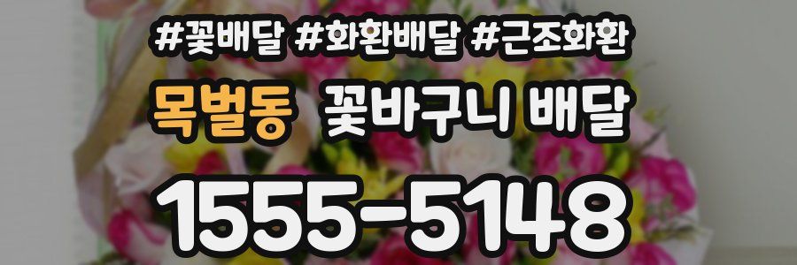목벌동 꽃바구니 배달