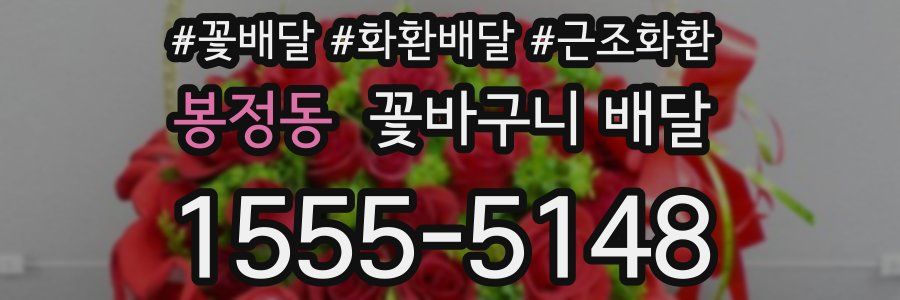 봉정동 꽃바구니 배달