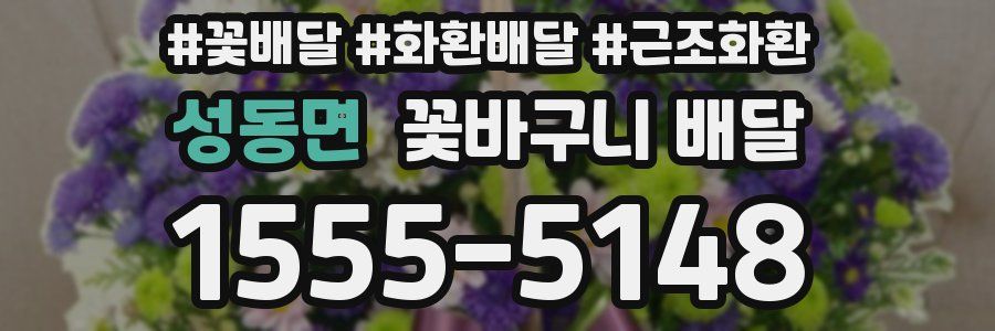 성동면 꽃바구니 배달